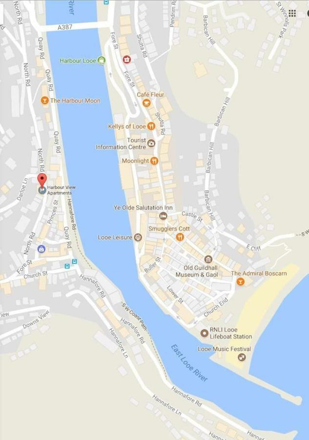 Polmear Harbour View With Terrace Apartment Лу Екстериор снимка